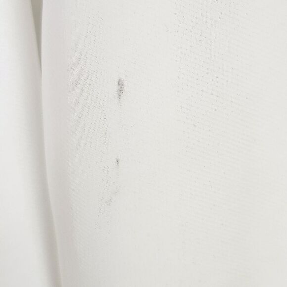 Robert Rodriguez White High Neck Chiffon Blouse with Built-in Halter Bra MED - Picture 10 of 12